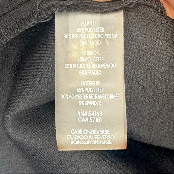 Calvin Klein Black Long Sleeve High Neck Shift Dress with Faux Tie at Neck Sz 4 - Picture 9 of 10